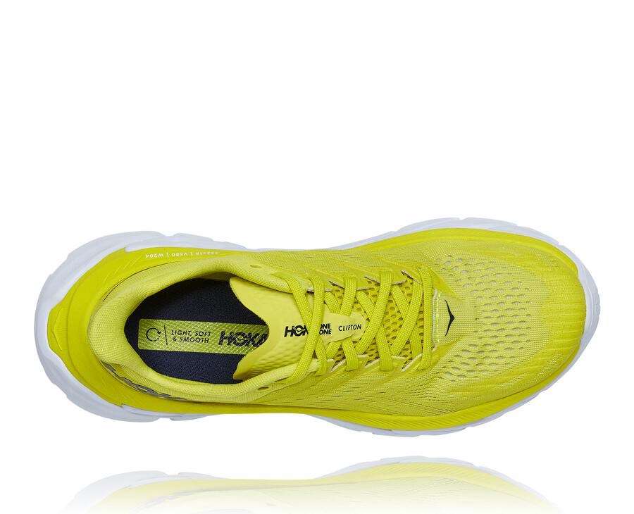 Hoka Australia One One Clifton Edge - Womens Running Shoes Fluorescence - DULJY-8592